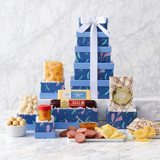 Hickory Farms Blooming Sweets & Snacks Gift Tower