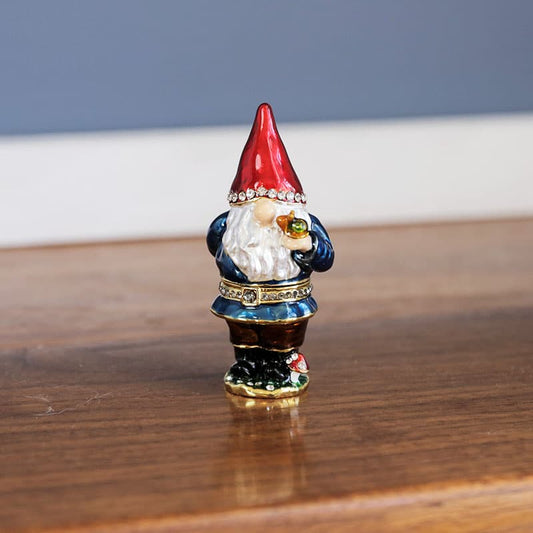 Cracker Barrel Gnome Decorative Box