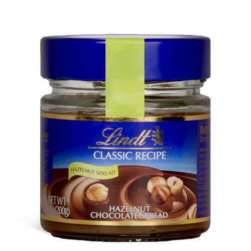 Lindt Chocolate Classic Recipe 25% Hazelnut Chocolate Spread (7.1 oz)