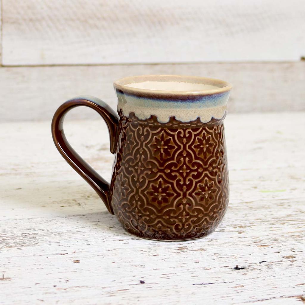 Cracker Barrel Grandpa Embossed Mug