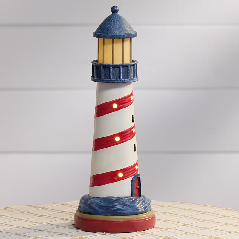 Cracker Barrel LED Lighthouse Figurine