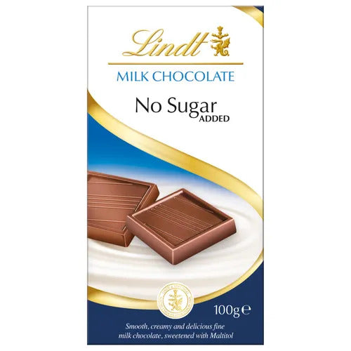 Lindt Chocolate Lindt No Sugar Added Chocolate Candy Bar (3.5 oz)