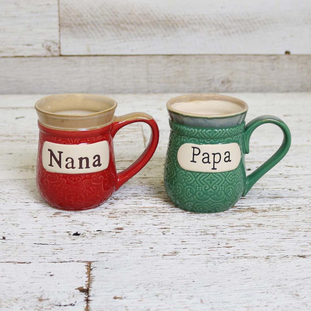 Cracker Barrel Nana Embossed Mug