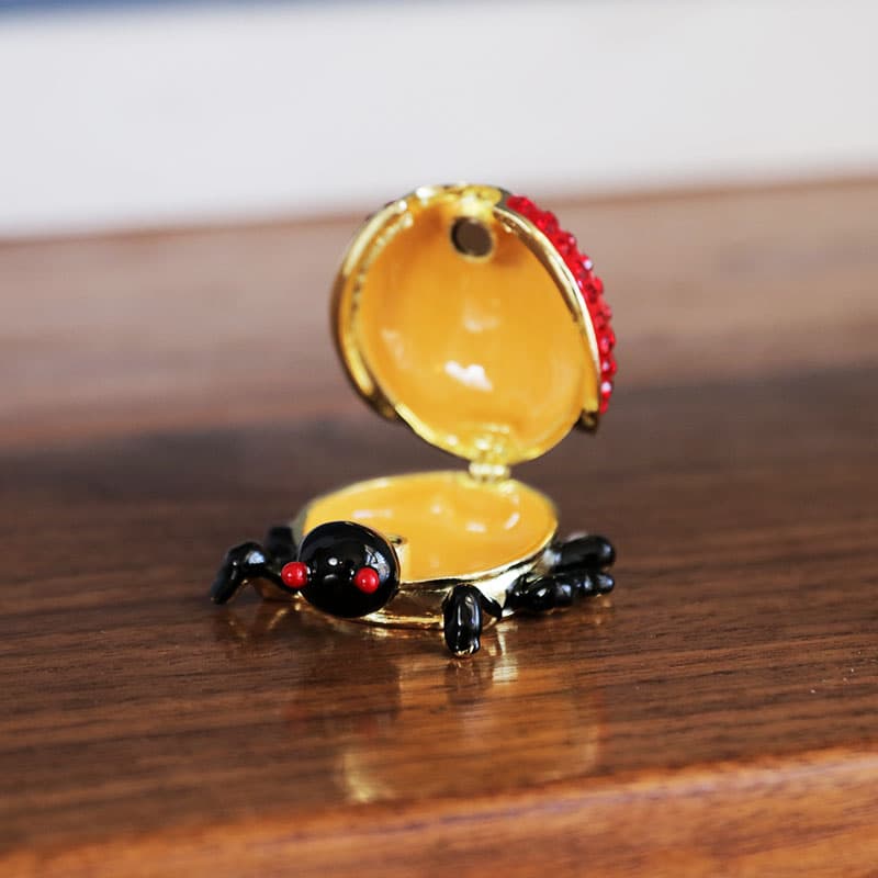 Cracker Barrel Ladybug Decorative Box