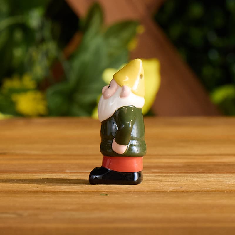 Cracker Barrel Gnome Mini Pepper Shaker - Green