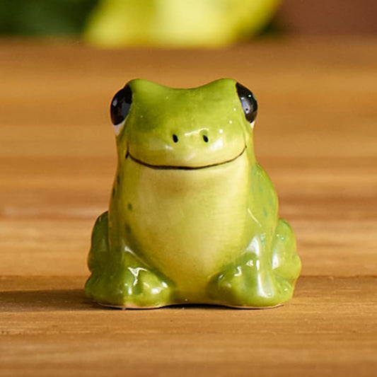 Cracker Barrel Frog Mini Salt Shaker