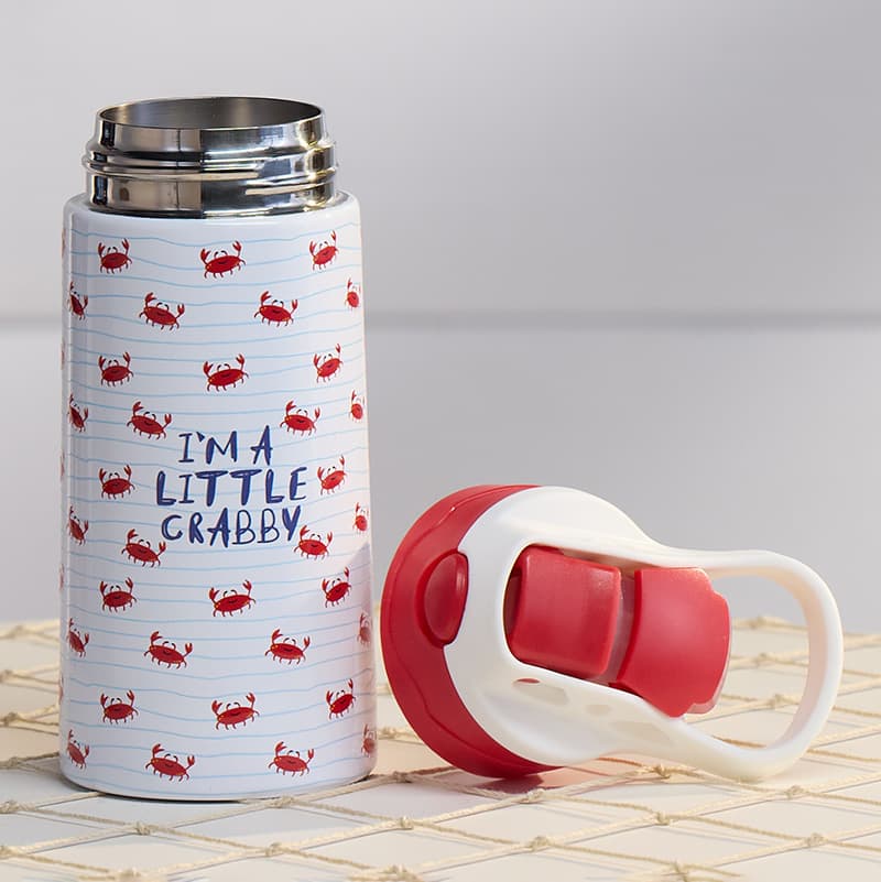 Cracker Barrel Little Crabby 12 Oz. Flip Bottle