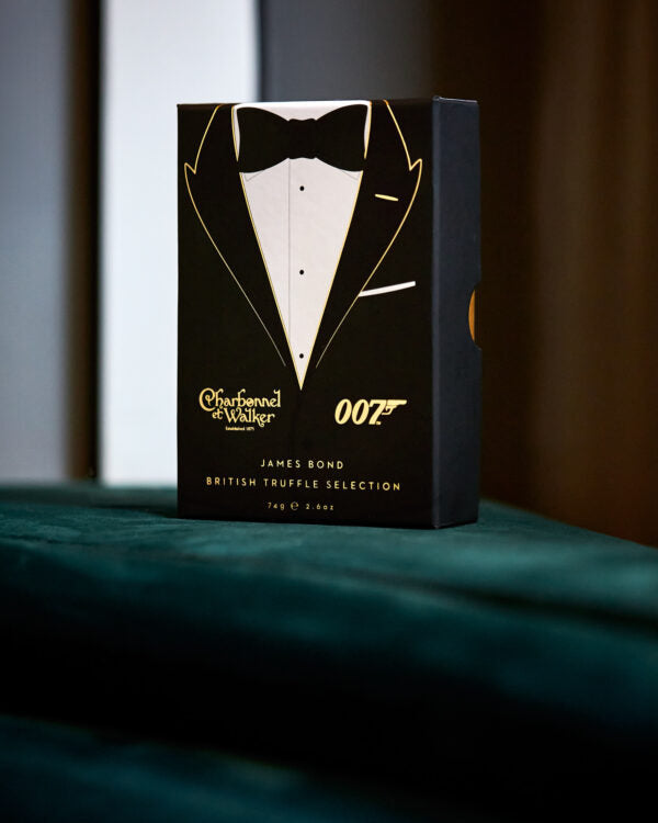 Charbonnel et Walker James Bond Black Tie Truffle Selection Box – 6 pieces