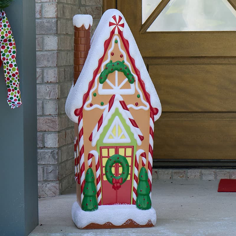 Cracker Barrel Gingerbread House Blow Mold