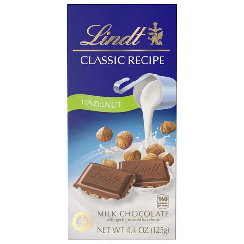 Lindt Chocolate Hazelnut CLASSIC RECIPE Bar (4.4 oz)