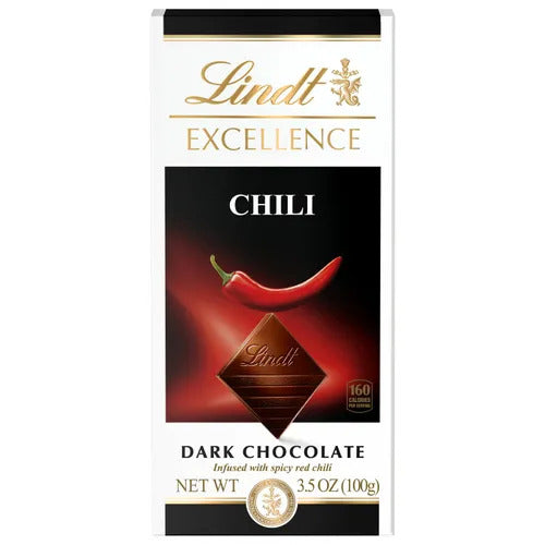 Lindt Chocolate Chili Dark Chocolate EXCELLENCE Bar (3.5 oz)