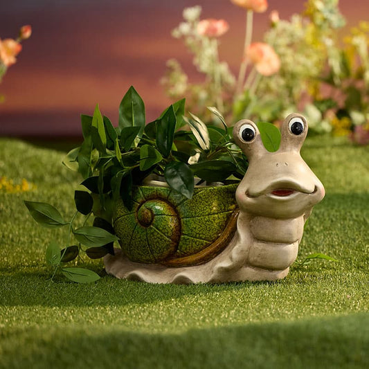 Cracker Barrel Snail Planter