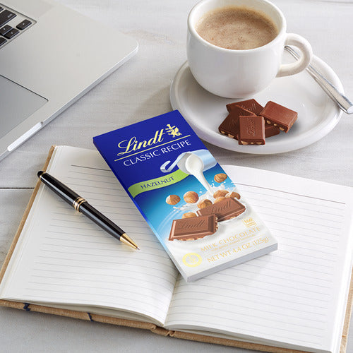 Lindt Chocolate Hazelnut CLASSIC RECIPE Bar (4.4 oz)