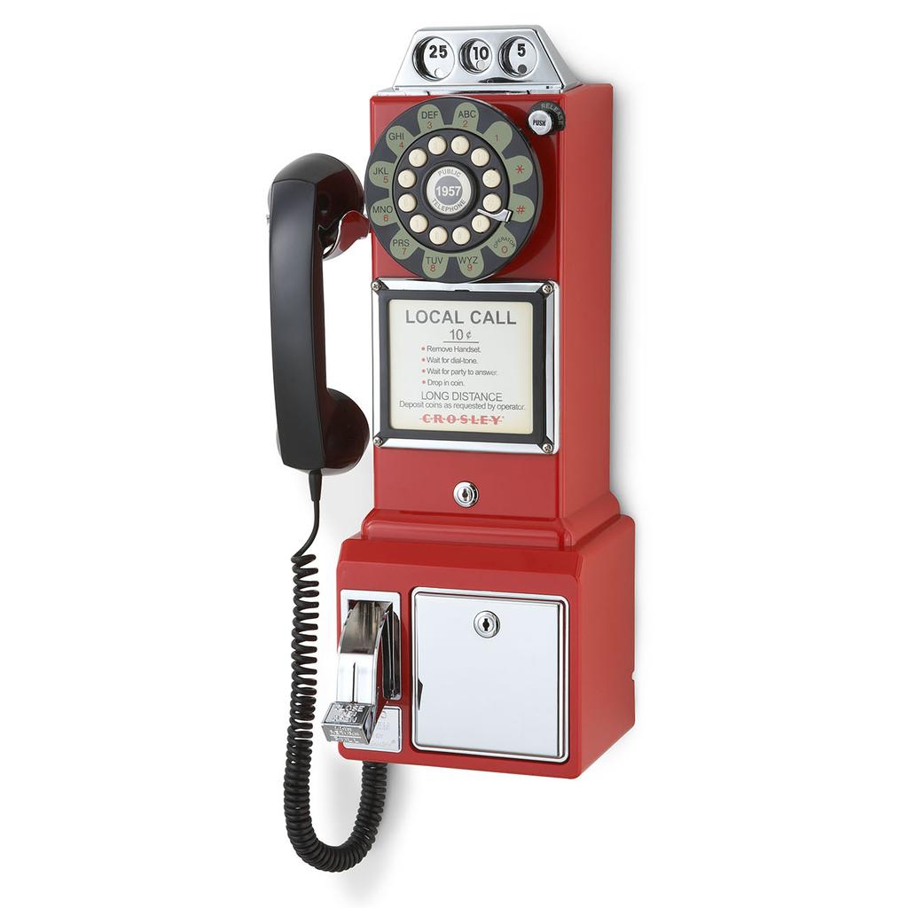 Cracker Barrel Crosley ® 1950's Payphone - Red