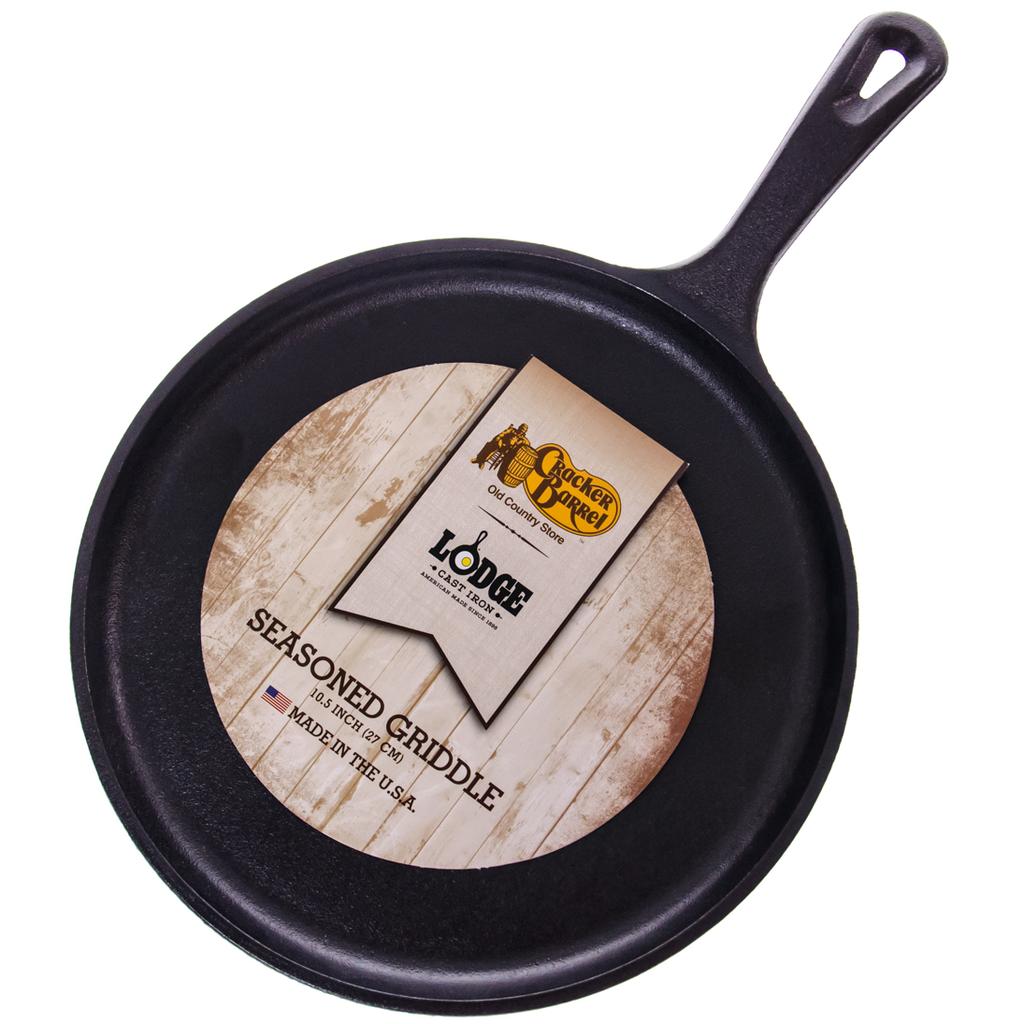 Cracker Barrel Lodge 10.5" Cast Iron Griddle