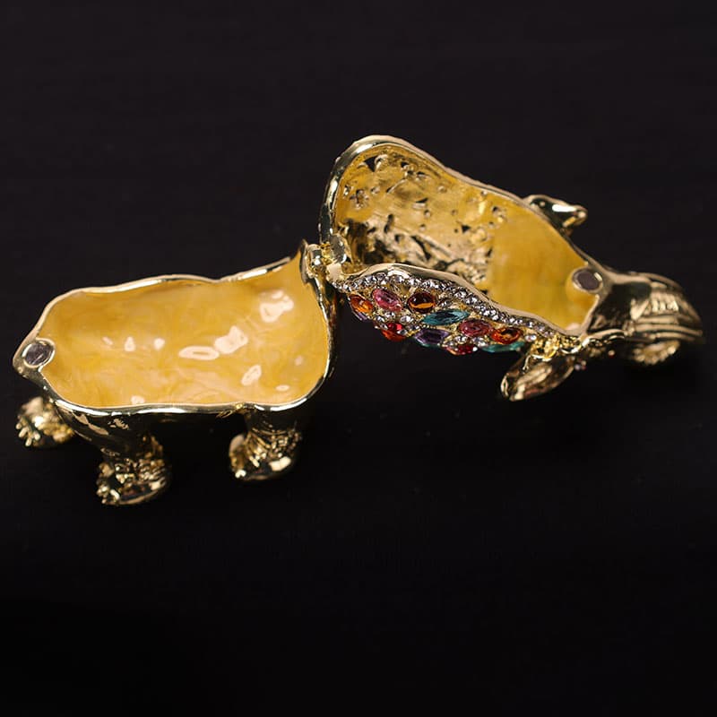 Cracker Barrel Jeweled Elephant Decorative Box