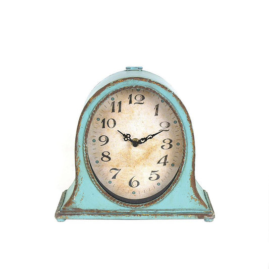 Cracker Barrel Blue Mantel Clock