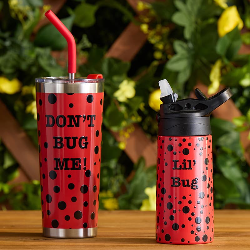 Cracker Barrel Dont Bug Me 22 Oz. Tumbler with Straw