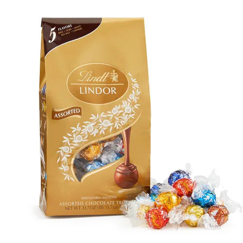 Lindt Chocolate Ultimate 5-Flavor Assortment LINDOR Truffles 75-pc Bag (31.7 oz)