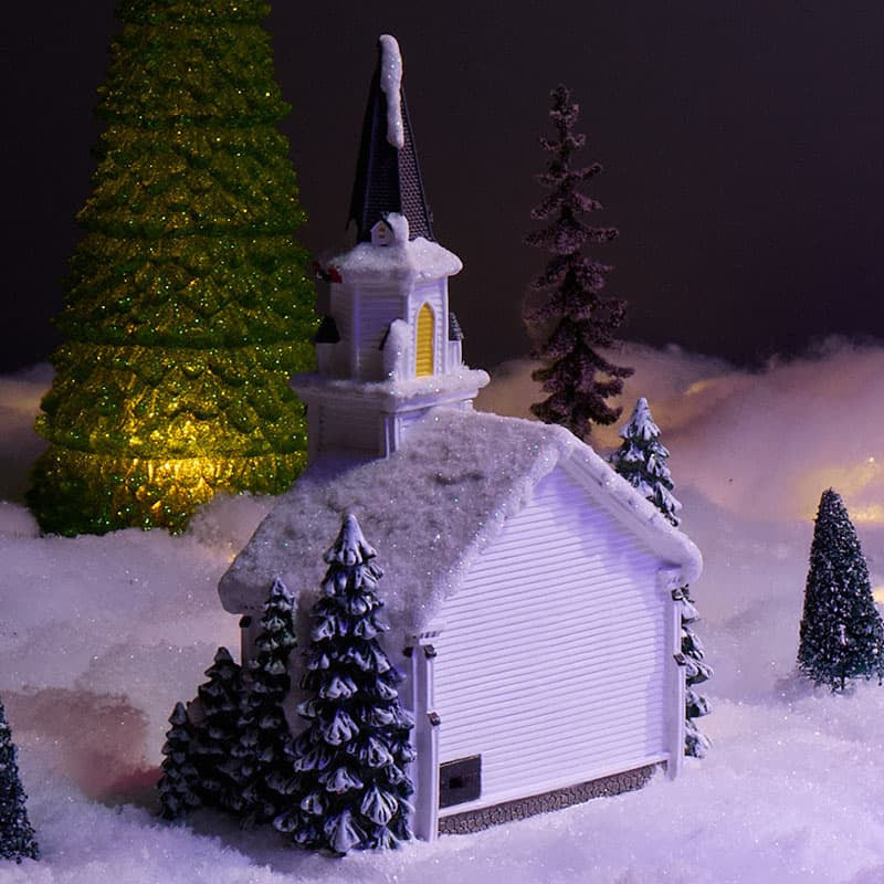 Cracker Barrel LED Lighted Church