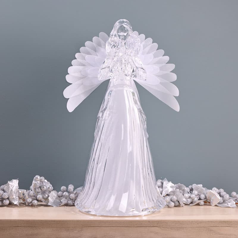 Cracker Barrel Large LED Fiber Optic Angel