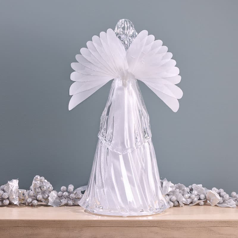 Cracker Barrel Large LED Fiber Optic Angel