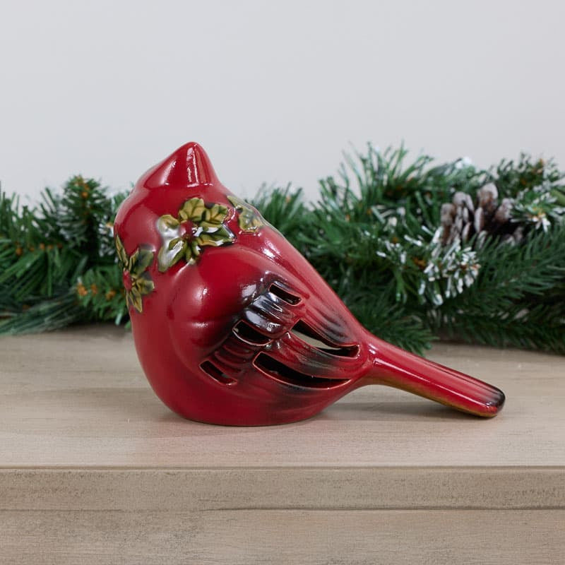 Cracker Barrel Ceramic LED Cardinal