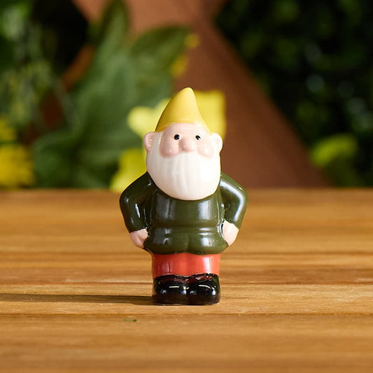 Cracker Barrel Gnome Mini Pepper Shaker - Green