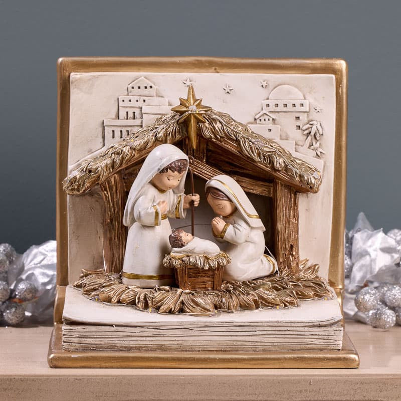 Cracker Barrel LED Book Nativity