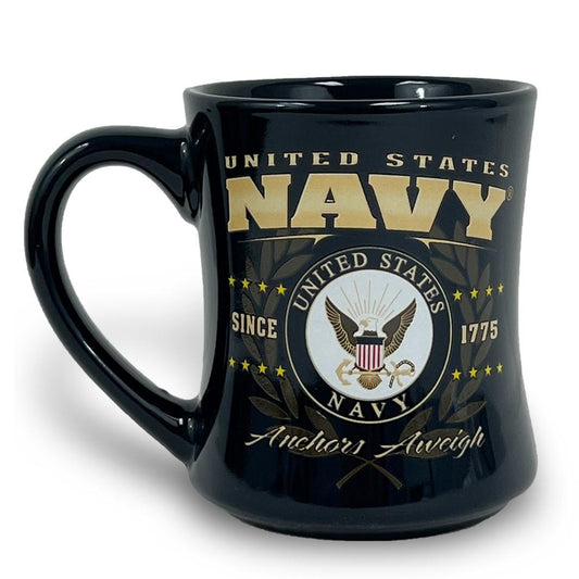 Cracker Barrel Navy Mug