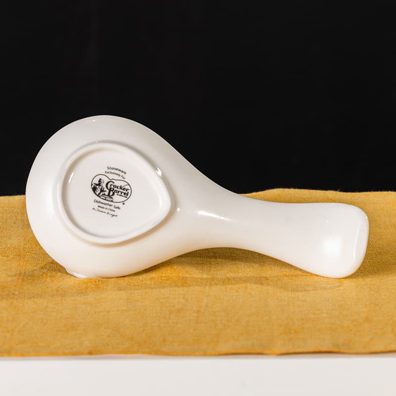 Cracker Barrel Floral Stoneware Spoon Rest