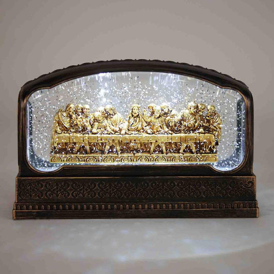 Cracker Barrel Last Supper Glitter Globe