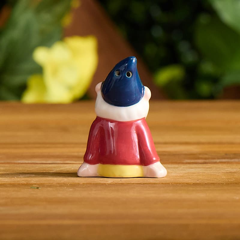 Cracker Barrel Gnome Mini Salt Shaker - Red