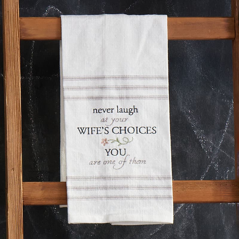 Cracker Barrel Wifes Choice Tea Towel