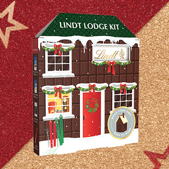 Lindt Chocolate Lindt Holiday Build Your Own Chocolate Lodge Kit