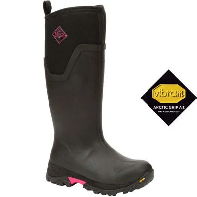 Muck Boot Company Women's Arctic Ice Tall Boot + Vibram Arctic Grip A.T. 1