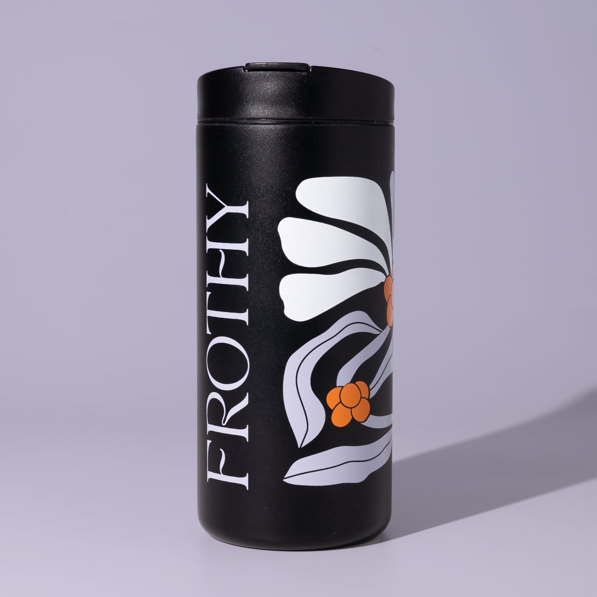 Frothy Monkey 12oz Frothy Monkey Travel Tumbler ( Black )