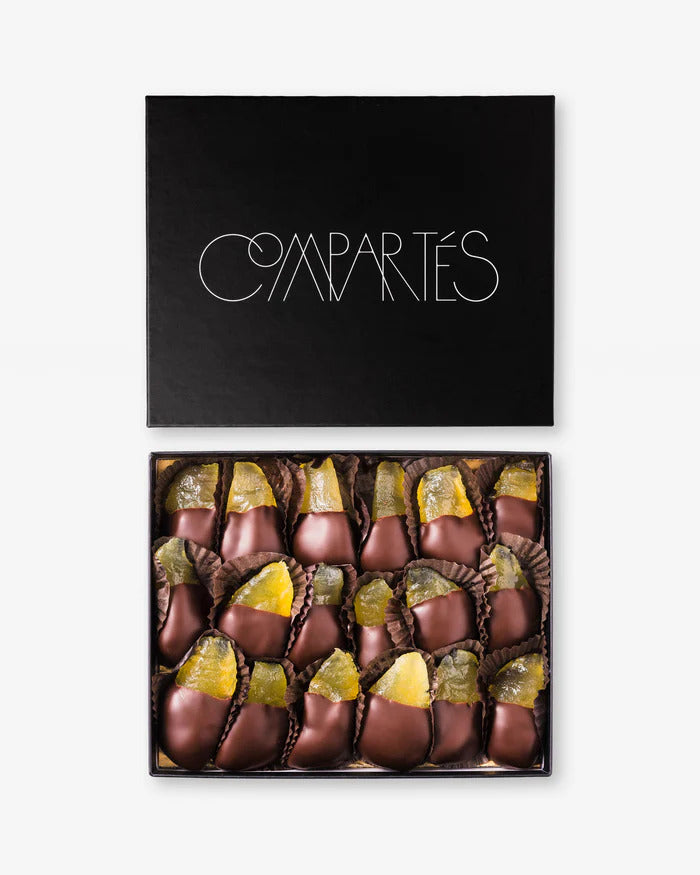 Compartes Chocolate Gourmet Dipped Pears Chocolate Gift Box