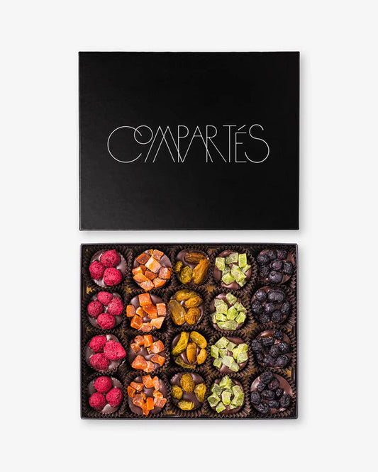 Compartes Chocolate Fruit Clusters Vegan Chocolate Gift Box