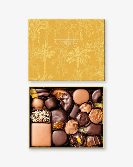 Compartes Chocolate Assorted Gourmet Chocolates Gift Box - Yellow