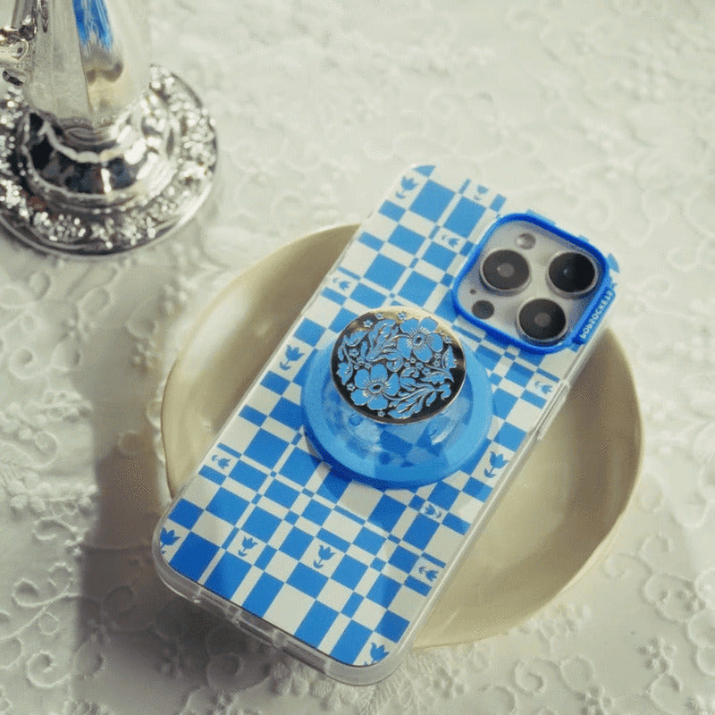 PopSockets Enamel Lace Blue Vermeer