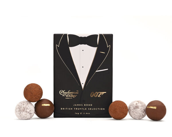 Charbonnel et Walker James Bond Black Tie Truffle Selection Box – 6 pieces