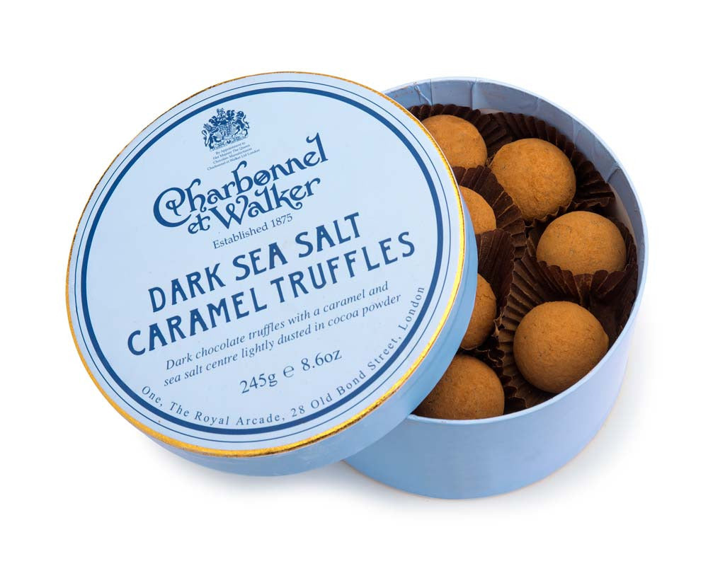 Charbonnel et Walker Dark Sea Salt Caramel Chocolate Truffles – DBL layer