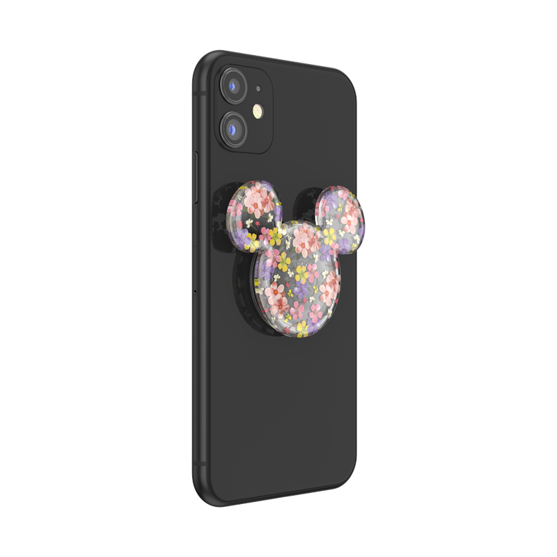 PopSockets Translucent Mickey Mouse Cascading Flowers Adhesive PopGrip