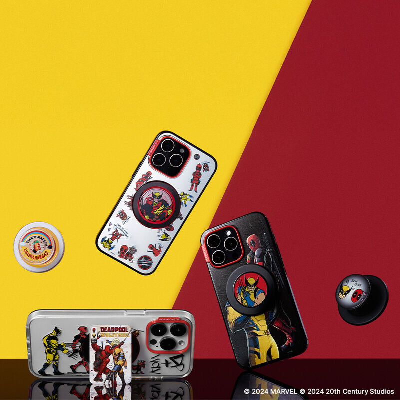 PopSockets Deapool and Wolverine