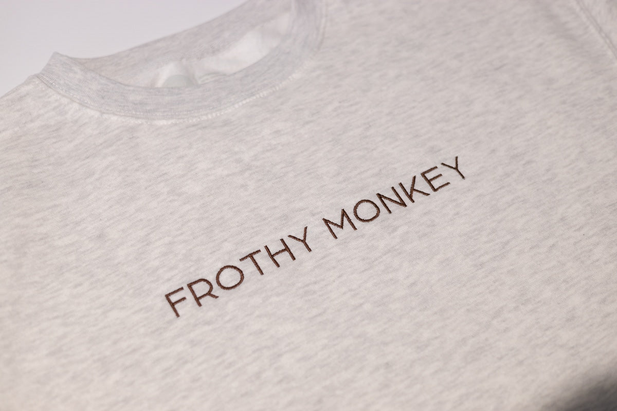 Frothy Monkey Frothy Monkey Embroidered Sweatshirt