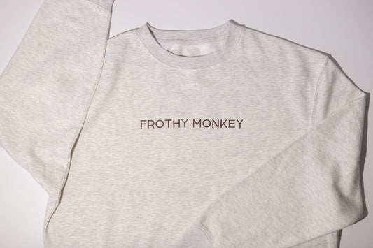 Frothy Monkey Frothy Monkey Embroidered Sweatshirt