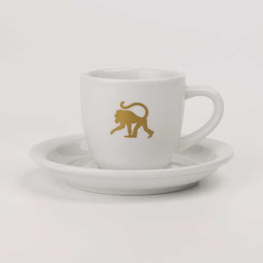 Frothy Monkey Frothy Monkey Espresso Mug & Saucer