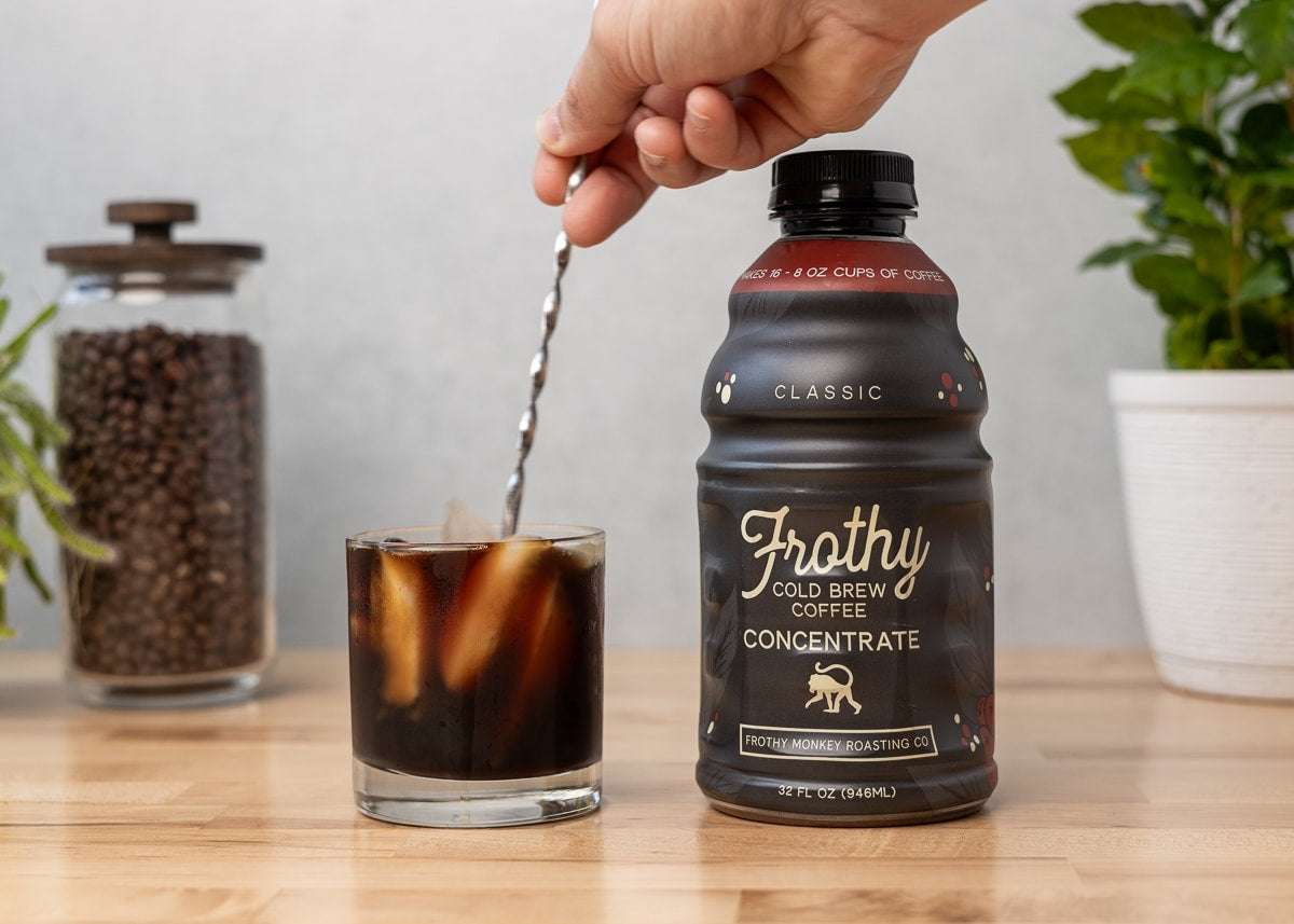 Frothy Monkey Frothy Cold Brew Coffee Concentrate 32oz