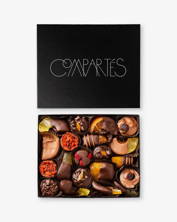 Compartes Chocolate Chocolate Covered Fruits Assortment Gift Box